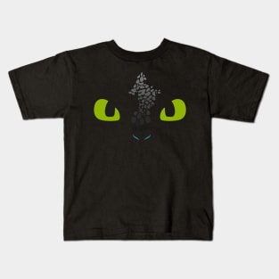 Night Fury Eyes | Toothless Eyes | Toothless | Night Fury | How to Train Your Dragon Kids T-Shirt